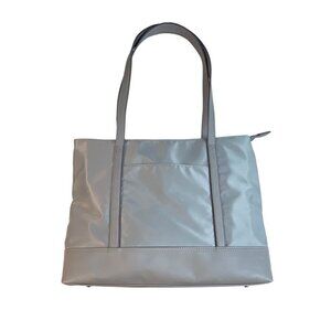 XB Bags Women's Grey Keylace Detachable Laptop Holder Shoulder Tote Bag Sz L